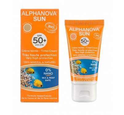 Alphanova Sun crème solaire teintée SPF 50+ très haute protection