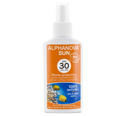 Alphanova Sun solaire spray SPFspf 30 adultes haute protection