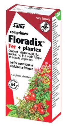 FLORADIX FER + plantes 84 comprimés Salus