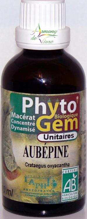 AUBEPINE phyto gem 40 ml  Bon pour le coeur