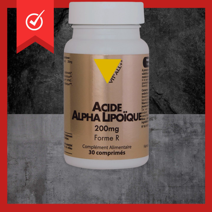 Acide Alpha Lipoique (Anti-oxydant puissant) 200MG 30 COMPRIMES VITT'ALL +