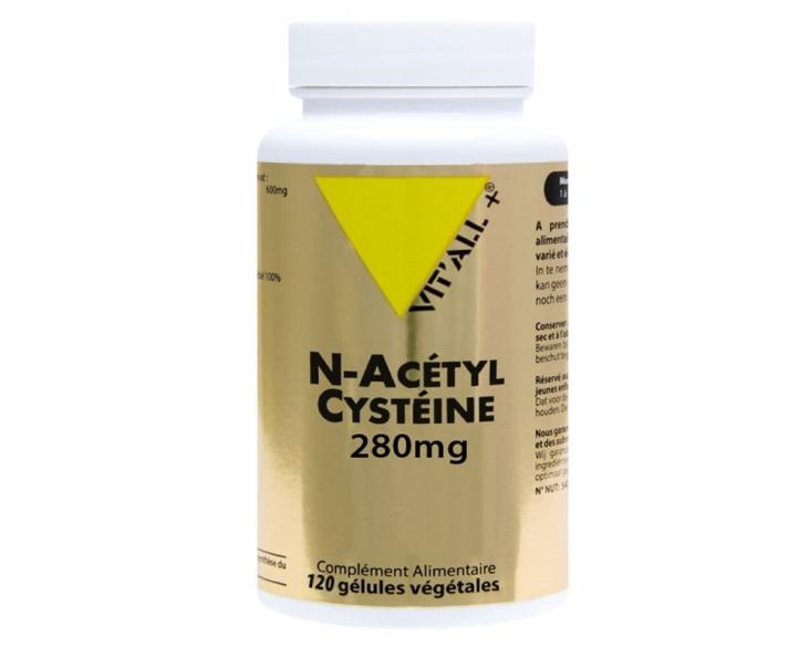 N-Acetyl Cysteine 280MG 120 Gélules Végétales VIT'ALL+
