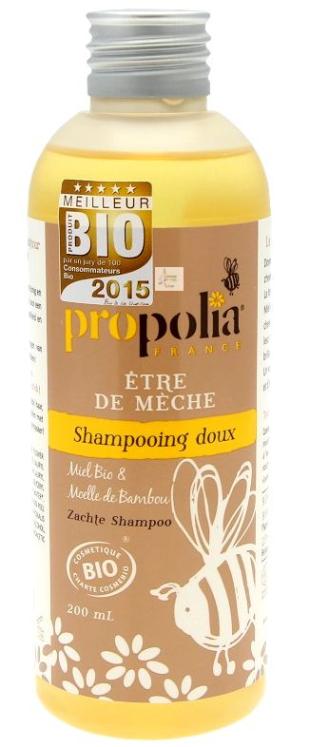 Shampooing doux Meilleur Bio 2015 miel et moelle de bambou sans SLS ni ALS 200ML PROPOLIA