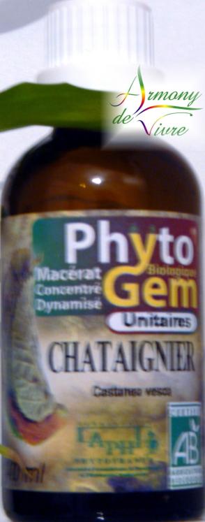 Phyto Gem Chataignier 40 ml Phytofrance.gemmotherapie bourgeons de chataignier
