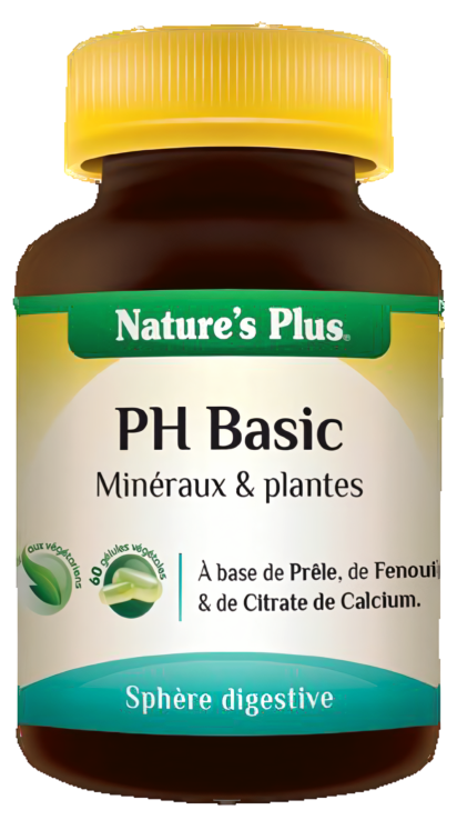 PH BASIC pour l'équilibre acido basique Natur's Plus