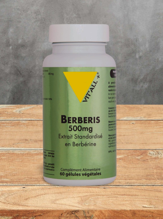 Berberis 500mg 60 gélules végétales Vitt'All